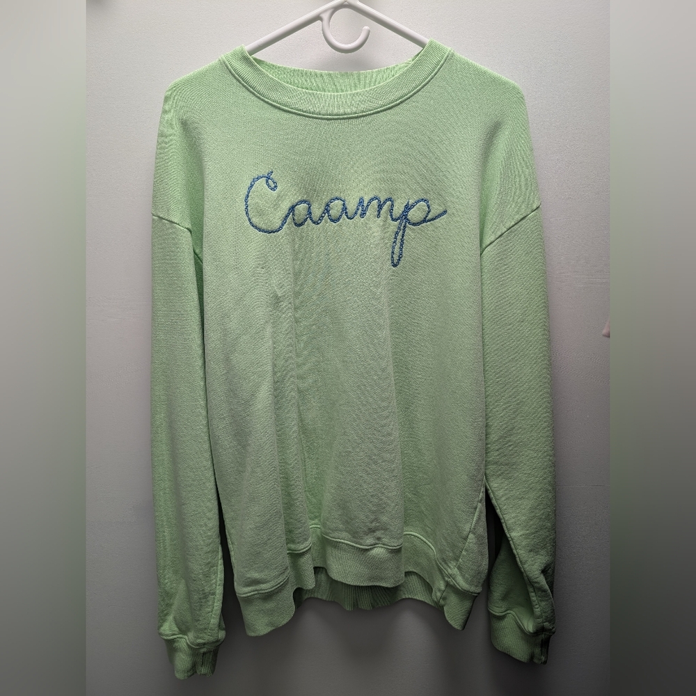 Caamp Chain-stitched Logo Crewneck Sweatshirt